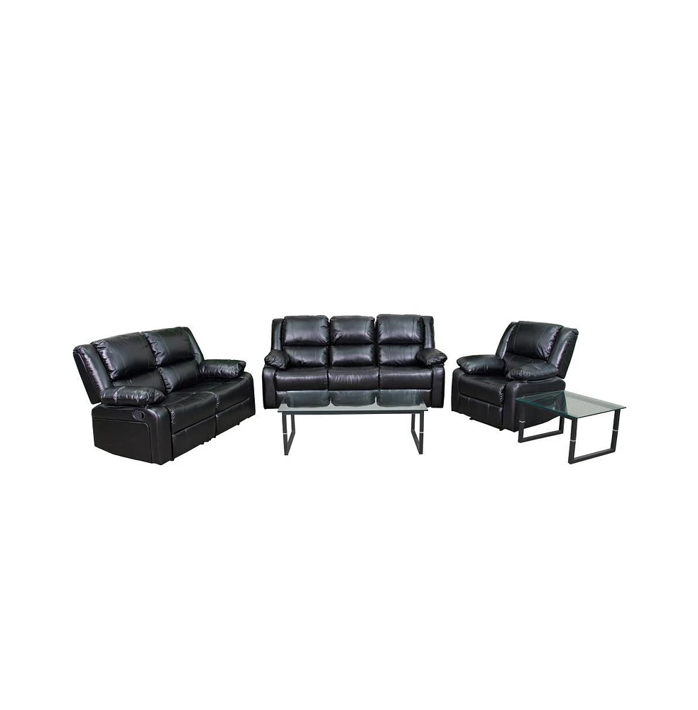 Emma+Oliver Bustle Back Reclining Sofa Set