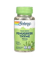 Solaray True Herbs Fenugreek Thyme