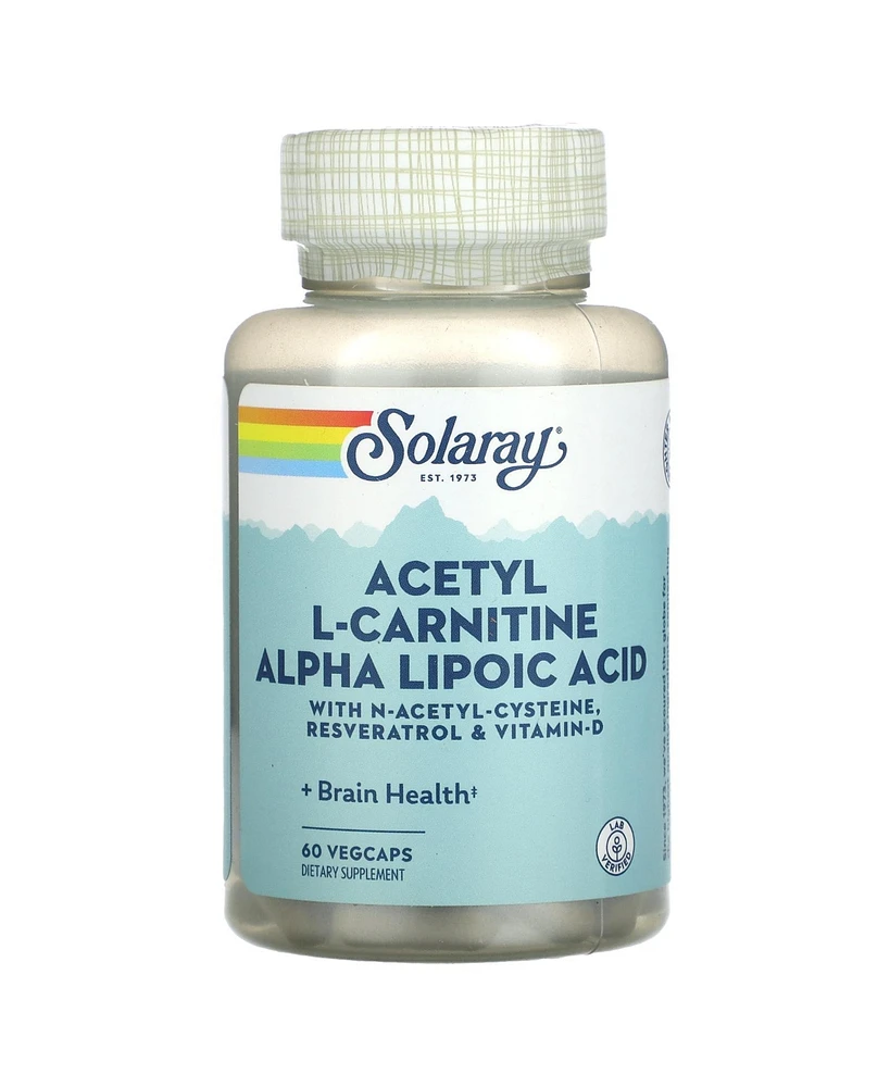 Solaray Acetyl L-Carnitine Alpha Lipoic Acid