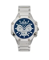 Versus Versace Men's Palestro Silver Stainless Steel Watch 45MM