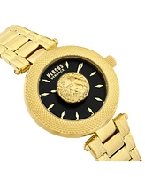 Versus Versace Women's Brick Lane Lion Ip Yellow Gold Stainless Steel Watch 36MM