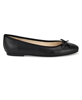 Nine West Women's Tootsy Square Toe Slip-On Ballet Dress Flats 