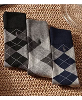 Polo Ralph Lauren Men's 3-Pk. Argyle Dress Socks