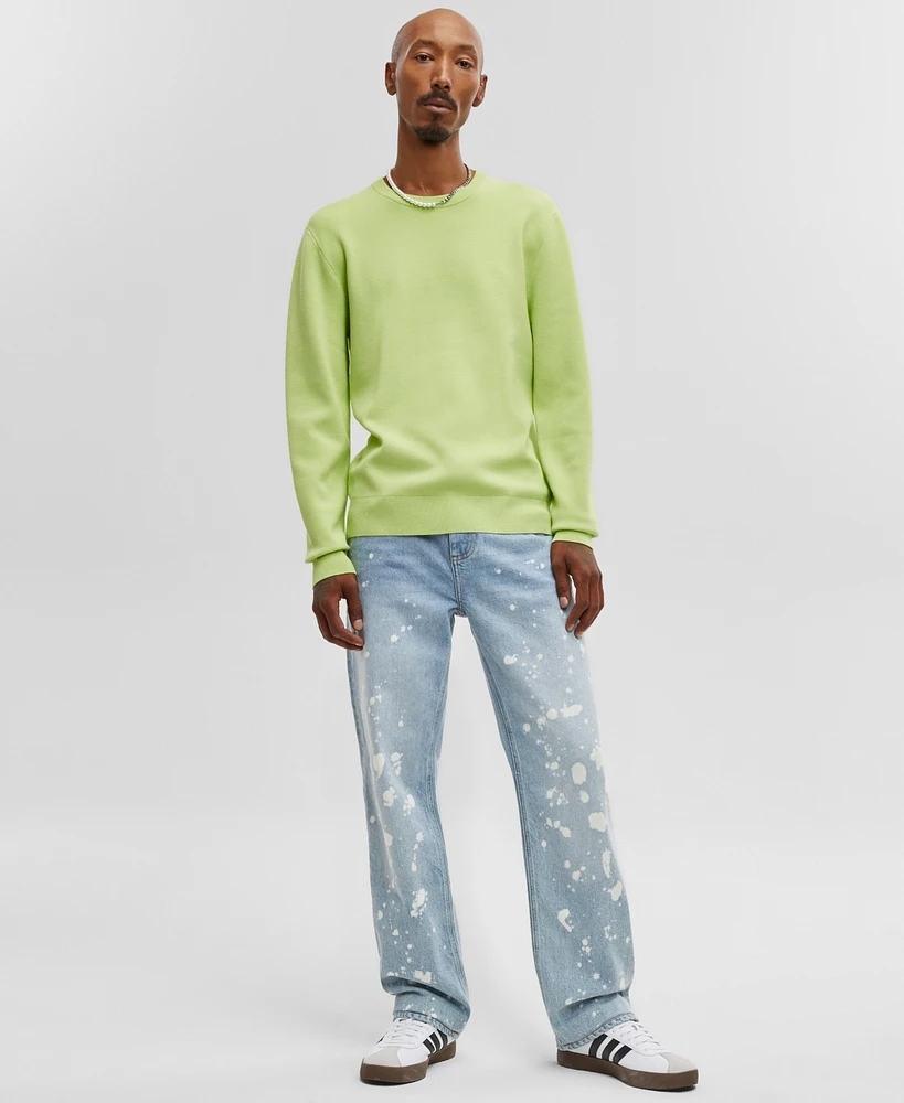 Mode of One Men's Regular-Fit Crewneck Sweater, Created for Macy's