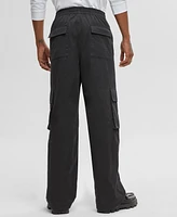 Mode of One Men's Wide-Leg Cargo Pants, Created for Macy's