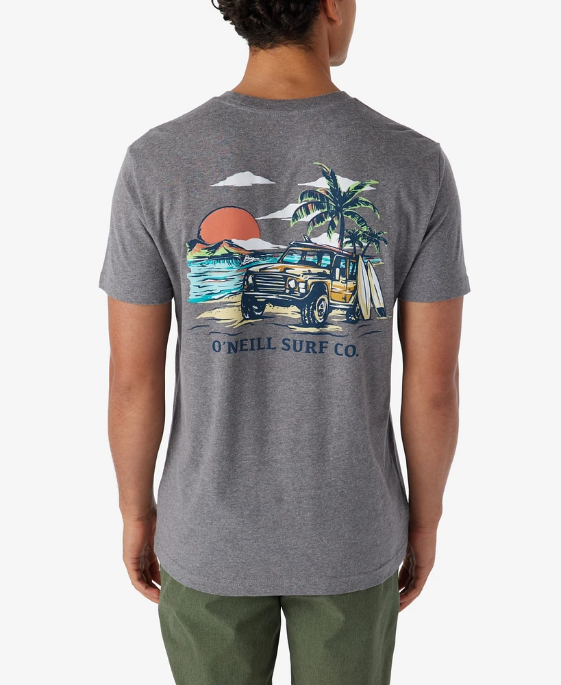 O'Neill Men's Free Wheelin Standard Fit T-shirt