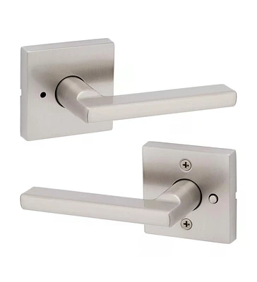 Kwikset Halifax Passage Hall/Closet Door Lever in Satin Nickel