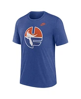 Nike Men's Heather Royal Florida Gators Blitz Evergreen Legacy Primary Tri-Blend T-Shirt