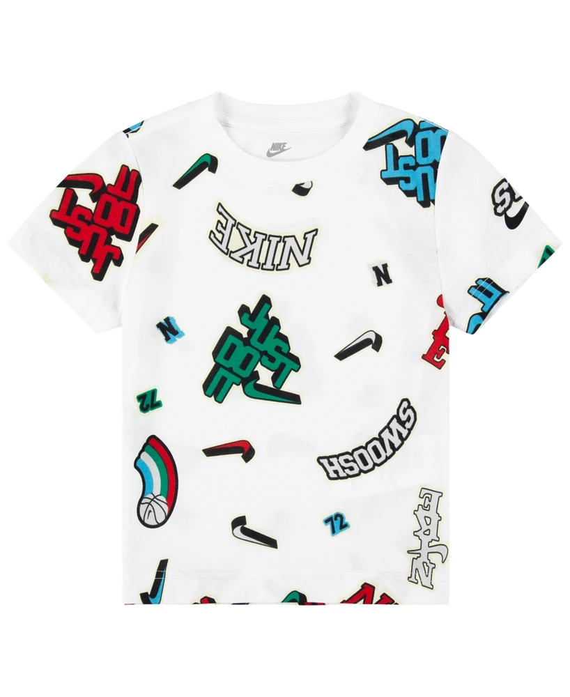 Nike Little Boys Varsity Printed Tee