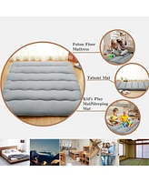 Caromio Queen Size Futon Mattress Floor Mattress Pad Portable Dorm Sleeping Pad, 60"x 80"