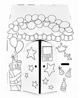 Easy Playhouse Birthday Cardboard Craft Fort