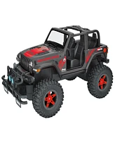 Toy Shock Jeep Black Wrangler Rubicon 2 Door Rc Car