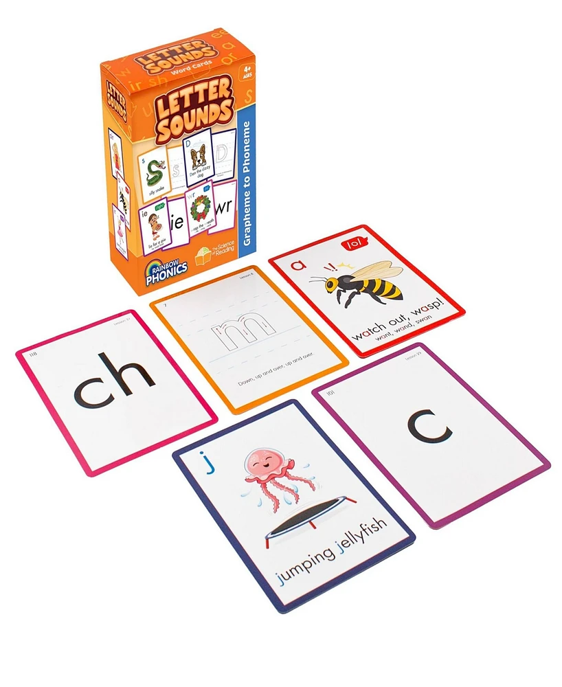 Junior Learning Rainbow Phonics - Letter Sounds Word Cards
