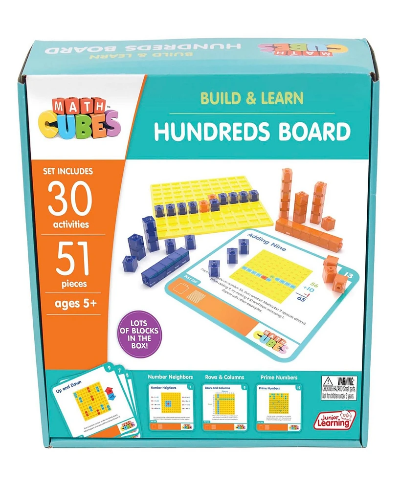 Junior Learning Mathcubes - Hundreds Board Activity Set