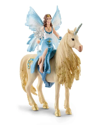 Schleich Bayala Eyela Riding On Golden Unicorn Playset