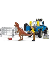 Schleich Dinosaurs Off-Road Vehicle With Dino Outpost Playset