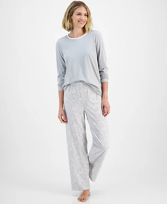 Charter Club Women's 2-Pc. Long-Sleeve Pajamas Set, Created for Macy's