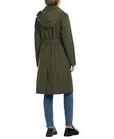 Kate Spade New York Women's Hooded Bibbed Raincoat