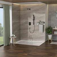 10" Rain Shower Head System with Adjustable Slide Bar