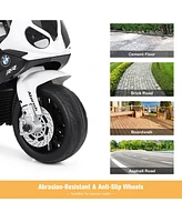 Sugift 6V Kids 3 Wheels Riding Bmw Licensed Electric Motorcycle