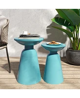 Modern Iron Outdoor Side Table Durable, Stylish, Versatile