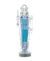 Glitzhome 18 H Acrylic Light Emitting Diode Color Changing Lighted Tabletop Nutcracker Figurine