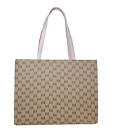 Bebe Serena Large Jacquard Tote Bag