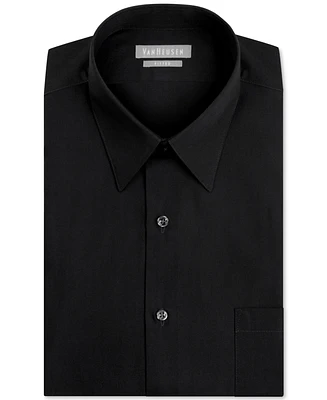 Van Heusen Men's Fitted Poplin Dress Shirt