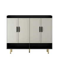 Reliable and Elegant Entryway Shoe Cabinet with Ample Storage