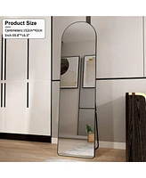 Streamdale Furniture Premium Full-Body Mirror with Space-Saving Aluminum Frame