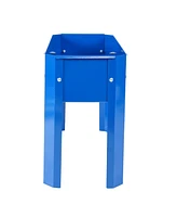 Spacious 3-Tier Galvanized Steel Planter with Vibrant Colors