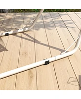 Hammock Stand for 2 Person, Portable Adjustable Steel Frame Hammock Stand with Weather Resistant Finish, for 9-14ft Hammocks, 10.3', 550 lbs. Capacity