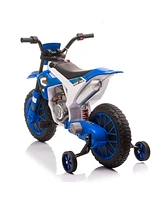 Streamdale Furniture Kids Ride-On Quad Bike with Training Wheels and Safety Belt