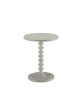 Streamdale Furniture Acton Side Table in White