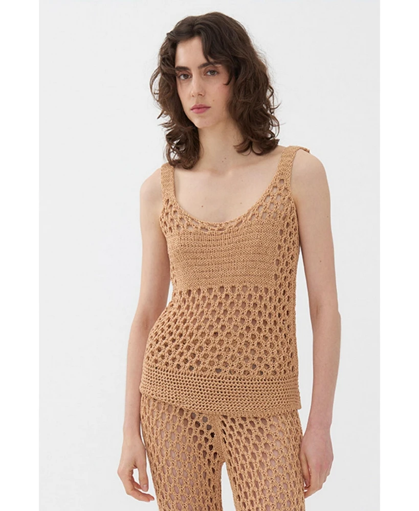 Nocturne Women's Mesh Knit Top