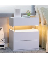 Simplie Fun Cubehom Led Nightstand Modern Lighting for a Dreamy Atmosphere