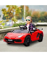 Streamdale Furniture Lamborghini Aventador Licensed Electric Play Car for Kids with Remote Control