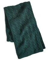 Style & Co Rib Edge Shine Cable Knit Scarf, Created for Macy's