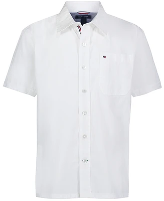 Tommy Hilfiger Big Boys Utility Short Sleeve Shirt