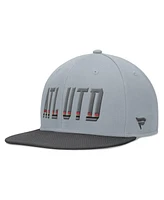 Fanatics Men's Gray Atlanta United Fc Smoke Snapback Hat