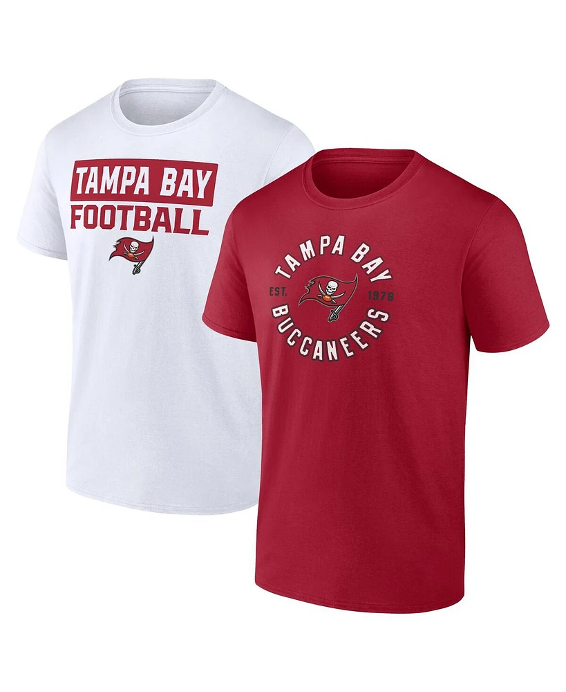 Fanatics Men's Tampa Bay Buccaneers Serve Combo Pack T-Shirt