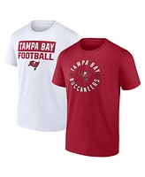 Fanatics Men's Tampa Bay Buccaneers Serve Combo Pack T-Shirt