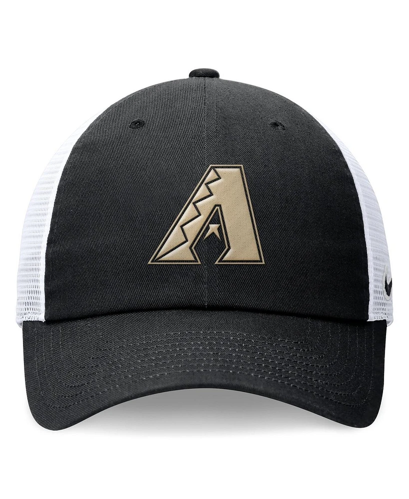 Nike Men's Black Arizona Diamondbacks City Connect Club Trucker Adjustable Hat