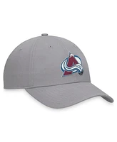 Fanatics Men's Gray Colorado Avalanche Extra Time Adjustable Hat