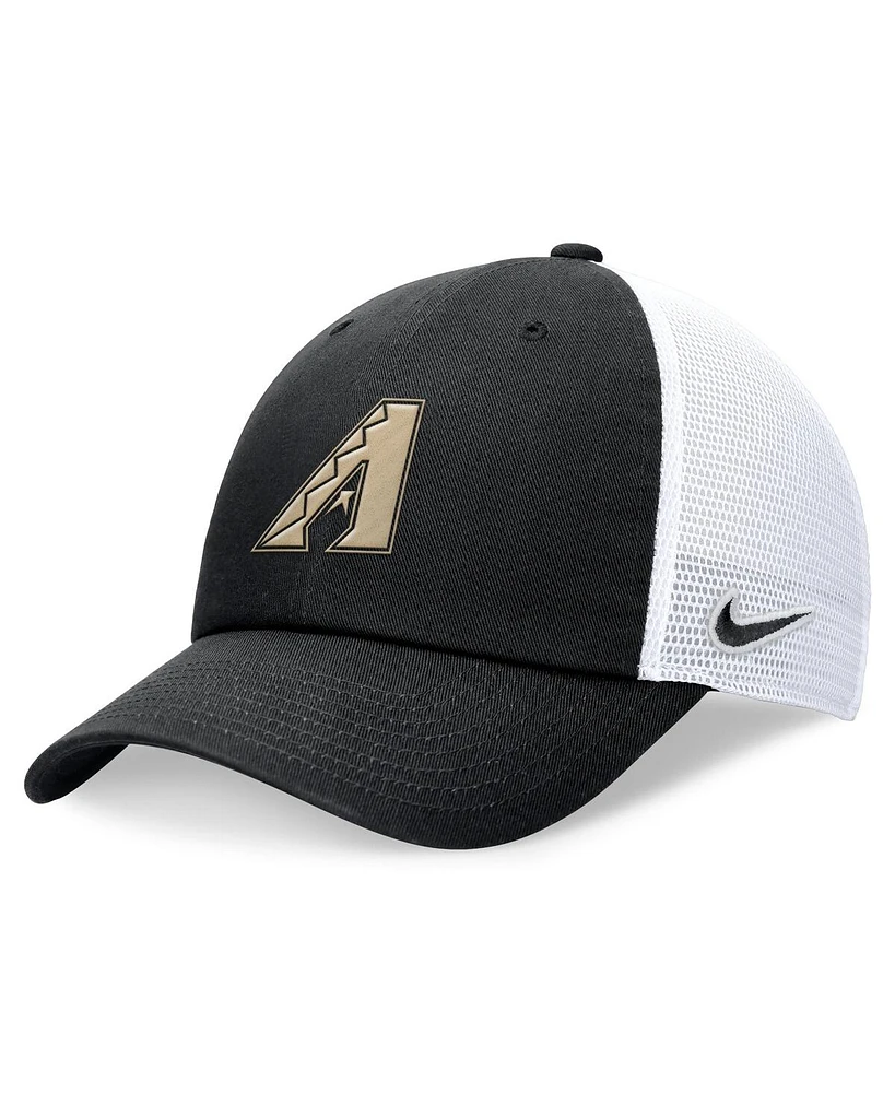 Nike Men's Black Arizona Diamondbacks City Connect Club Trucker Adjustable Hat