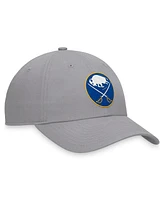 Fanatics Men's Gray Buffalo Sabres Extra Time Adjustable Hat