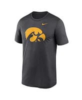 Nike Men's Anthracite Iowa Hawkeyes Primetime Legend Logo T-Shirt