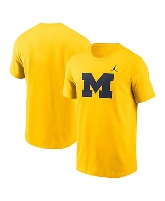 Jordan Men's Michigan Wolverines Primetime Evergreen Logo T-Shirt