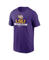 Nike Men's Purple Lsu Tigers Softball T-Shirt