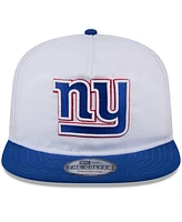 New Era Men's White/Royal New York Giants 2024 Nfl Training Camp Golfer Snapback Hat